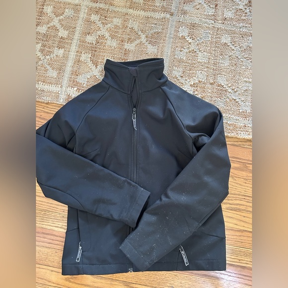 Columbia black sports jacket with SKYY Infusions monogrammed on back. - Picture 3 of 5